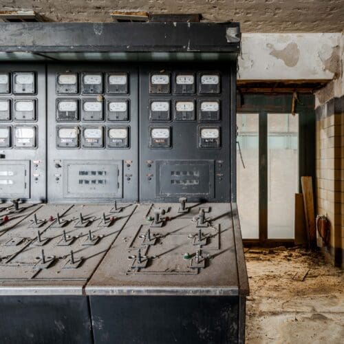 Control Panel with Turbine Hall Windows