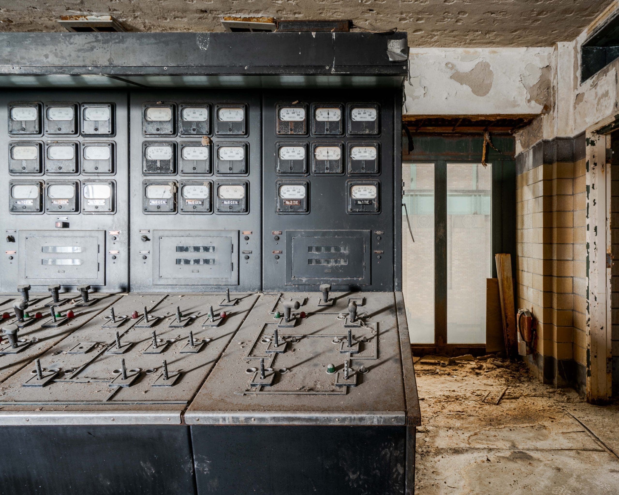 Control Panel with Turbine Hall Windows