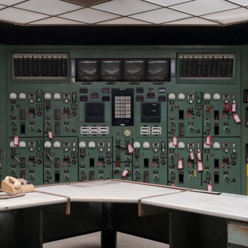 Control Room With Screens