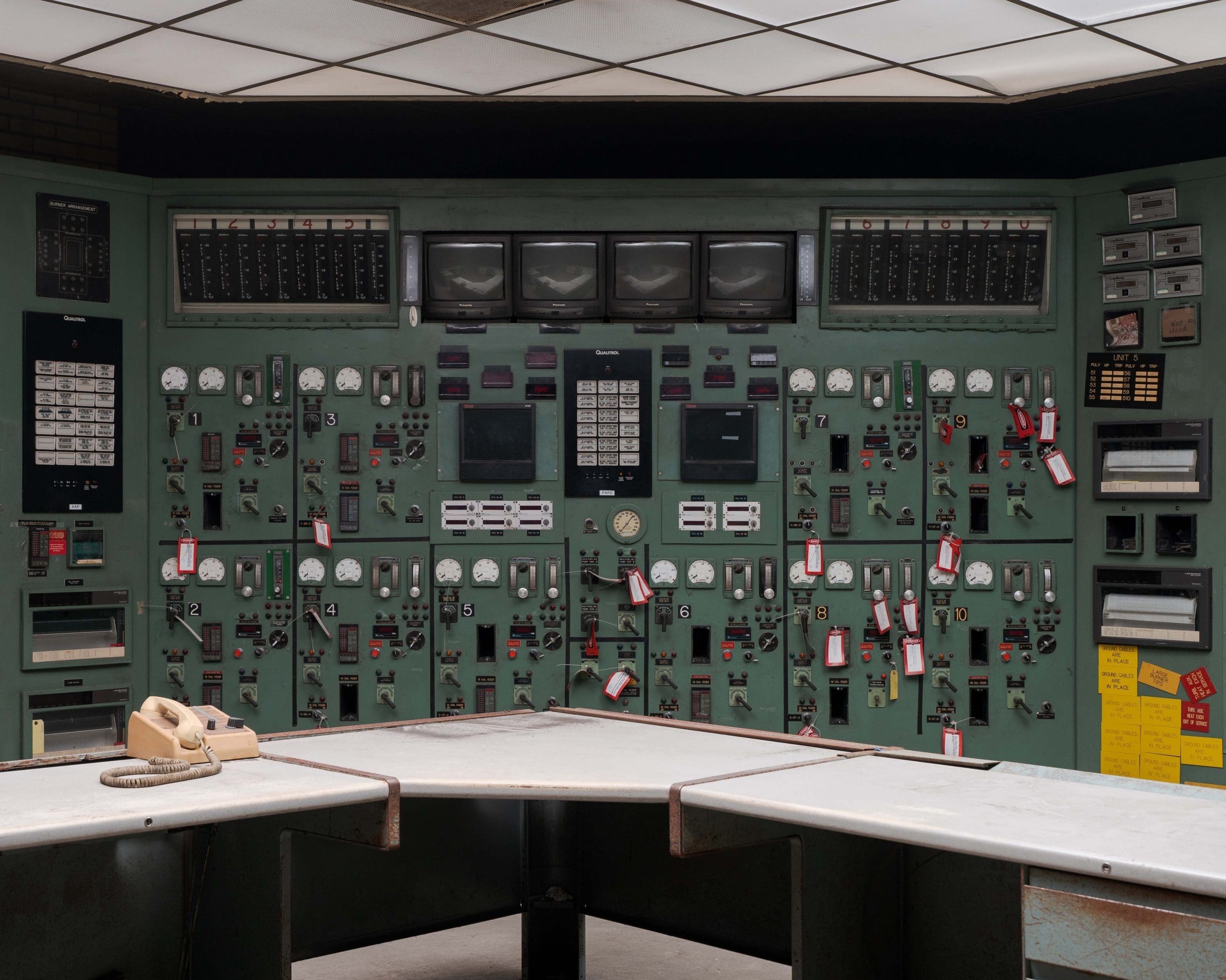 Control Room With Screens